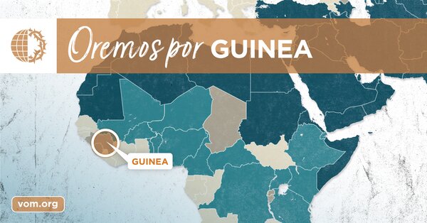 Map of Guinea's location