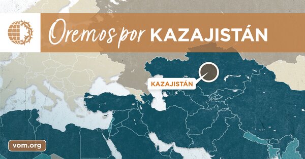 Map of Kazajistán's location