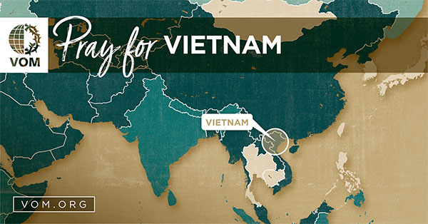 Map of Vietnam's location
